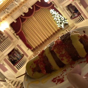 Stage Door Café - Took the spicy corn dog to the Golden Horseshoe - American Near Me - Anaheim, California Stage Door Café - Took the spicy corn dog to the Golden Horseshoe - American Near Me - Anaheim, California