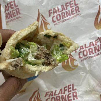 Falafel Corner - Gyro wrap was the perfect meal for lunch. - Mediterranean Near Me - Fairfield, California
