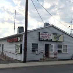 Mama's Pizza - Exterior of building.