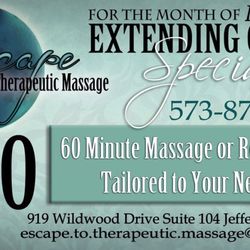 Escape to Therapeutic Massage
