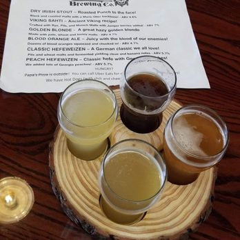 Debellation Brewing Company - Beer Flight - Beer Gardens Near Me - Richmond Hill, Georgia Debellation Brewing Company - Beer Flight - Beer Gardens Near Me - Richmond Hill, Georgia