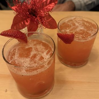 Altiro Latin Fusion - Strawberry margarita mocktail and a regular. - Tapas/Small Plates Near Me - Aurora, Illinois Altiro Latin Fusion - Strawberry margarita mocktail and a regular. - Tapas/Small Plates Near Me - Aurora, Illinois