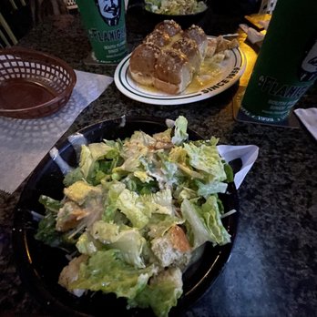 Flanigan's - Davie Tower Shops - Caesar and garlic bread. - Seafood Near Me - Davie, Florida