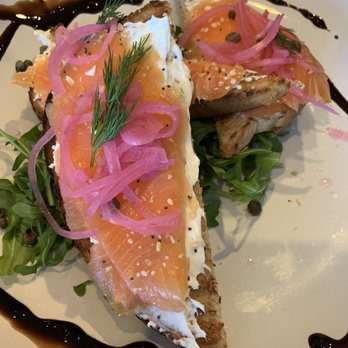 Hearth Cafe - Salmon Toast, plated to perfection! - Breakfast & Brunch Near Me - Mansfield, Texas Hearth Cafe - Salmon Toast, plated to perfection! - Breakfast & Brunch Near Me - Mansfield, Texas