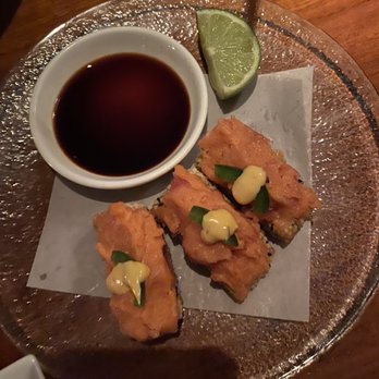 Lure Fishbar - Crispy Rice Spicy Tuna 5PC - Seafood Near Me - New York, New York Lure Fishbar - Crispy Rice Spicy Tuna 5PC - Seafood Near Me - New York, New York