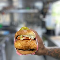 Taste Budz - Fried Cod Sandwich!!