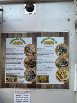 Menu photo 1 Green Go Tacos Eugene, OR