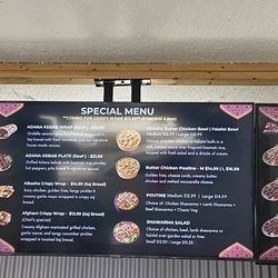 Al Basha - Menu