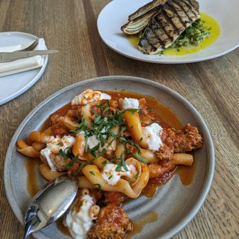 Apolonia - Grilled Branzino and Fiorentini Al Sugo - Modern European Near Me - Chicago, Illinois