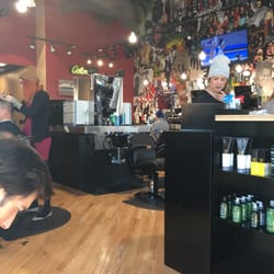Floyd's 99 Barbershop - Each of the areas has their own sink. Another rude front desk person. I'm so salty.
