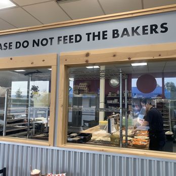Lulu's Bread & Bagels - a bakery with a sign that says please don't feed the bakers - Coffee & Tea Near Me - Fairbanks, Alaska