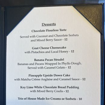 Sweet Melissa’s - Dessert menu - Seafood Near Me - Fort Myers, Florida Sweet Melissa’s - Dessert menu - Seafood Near Me - Fort Myers, Florida