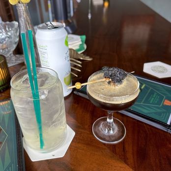 The End - Coconut water + espresso martini - Cocktail Bars Near Me - Portland, Oregon The End - Coconut water + espresso martini - Cocktail Bars Near Me - Portland, Oregon