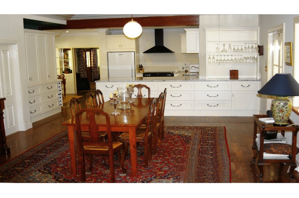 Hand Crafted Federation Kitchen With Traditional Hand Painted