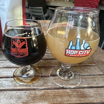 Barleygarden Kitchen - Alpharetta - Left-Hubbard's Cave: Coffee & Cakes/Imperial Stout 12%ABV
Right-Wild Leap:Southdown-Strawberry Daiquiri/Double IPA-8.2% - Beer Bar Near Me - Alpharetta, Georgia Barleygarden Kitchen - Alpharetta - Left-Hubbard's Cave: Coffee & Cakes/Imperial Stout 12%ABV
Right-Wild Leap:Southdown-Strawberry Daiquiri/Double IPA-8.2% - Beer Bar Near Me - Alpharetta, Georgia