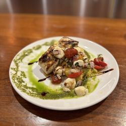 Elliott's Oyster House - Fresh Pan Seared Alaskan Halibut