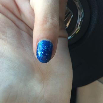 Le Nails - The file job is terrible to begin with it's completely rounded on one side and not on the other - Nail Salons Near Me - Simi Valley, California