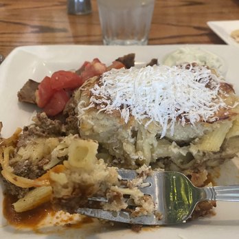 The Athenian Restaurant - Pastitsio with a side of Gyro meat. - Greek Near Me - Aurora, Colorado The Athenian Restaurant - Pastitsio with a side of Gyro meat. - Greek Near Me - Aurora, Colorado