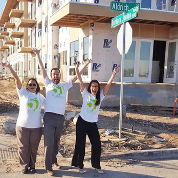 4imprint - Our leasing team members in Austin, TX are wearing their new shirts and checking the progress of our newest development, Aldrich 51. -Lisa - Advertising Near Me - Oshkosh, Wisconsin