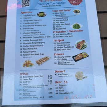 Lin's Garden - Menu - Japanese Near Me - Roseville, California