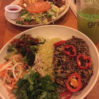 Veggie Grill by Next Level - Far East bowl, barbacoa torta plus cucumber-mint lemonade - Sandwiches Near Me - El Segundo, California