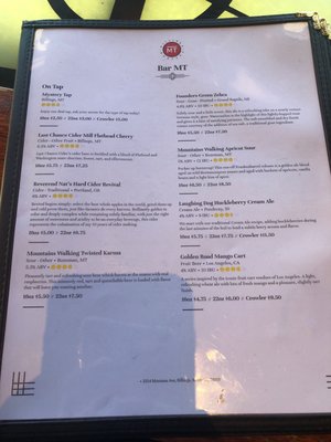 Menu photo 7 BAR MT Billings, MT
