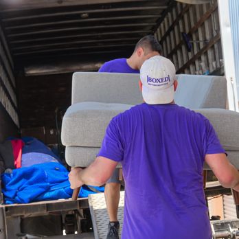 Boxed Moving Services - Carrying my couch - Movers Near Me - San Antonio, Texas