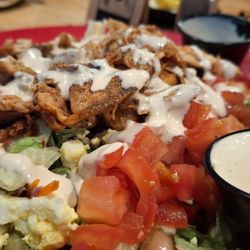 Sonny's BBQ - Cobb salad with pulled chicken