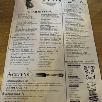 Patties & Pints - Food menu - American Near Me - Portsmouth, Ohio