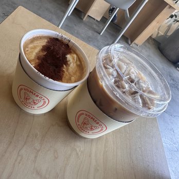 Homeboy Coffee - Hot cream top and iced homeboy latte - Coffee & Tea Near Me - Artesia, California Homeboy Coffee - Hot cream top and iced homeboy latte - Coffee & Tea Near Me - Artesia, California