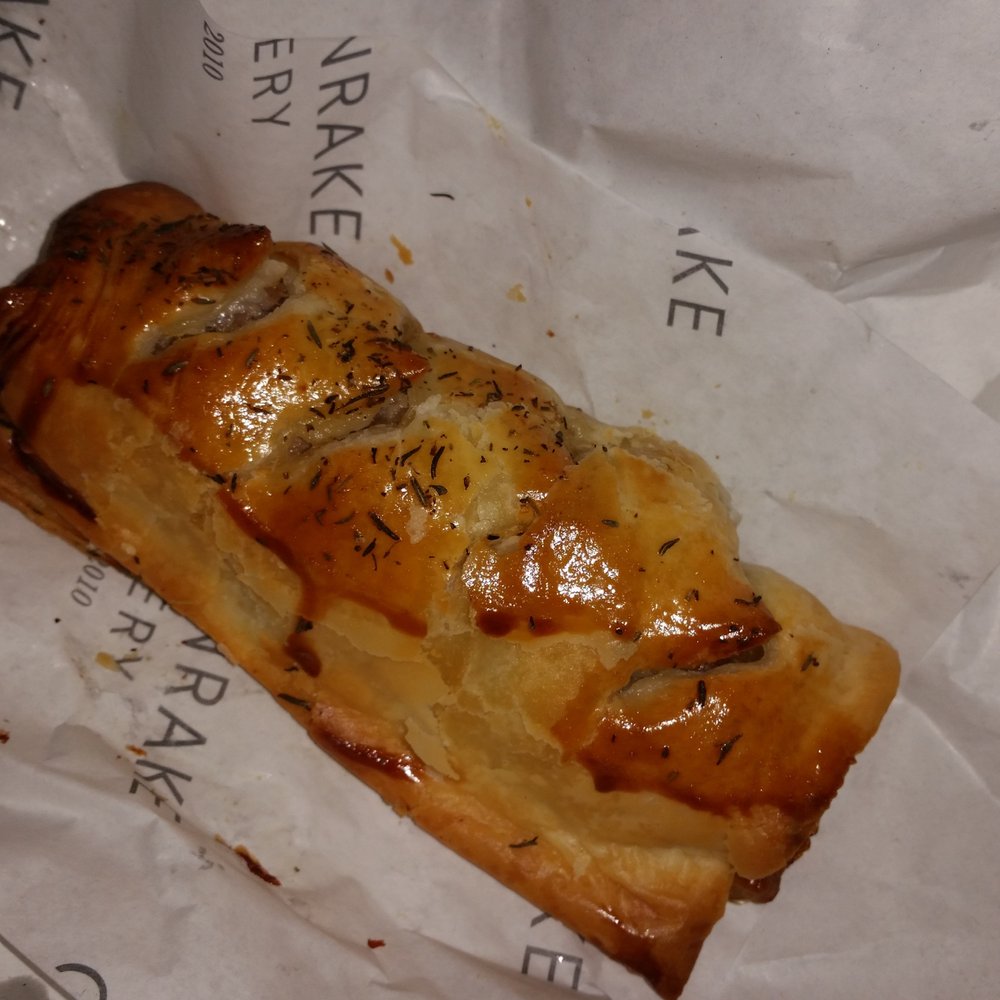 Pork shoulder sausage roll