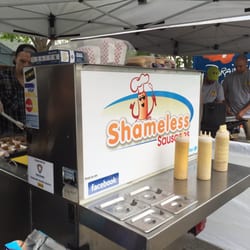 Shameless Sausages - Condiment station at Maytoberfest