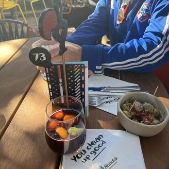 Nando's Peri-Peri - Garlic marinated olives & sangria - Chicken Shop Near Me - Addison, Texas Nando's Peri-Peri - Garlic marinated olives & sangria - Chicken Shop Near Me - Addison, Texas