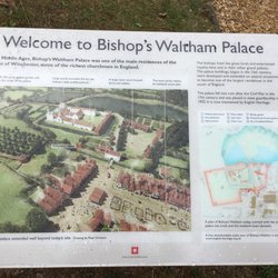Bishop’s Waltham Palace - Information board
