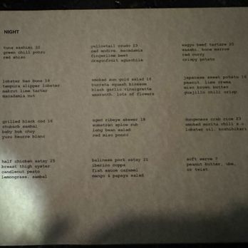 SAGO - Food menu as of 8/24/24 - Cocktail Bars Near Me - Encinitas, California SAGO - Food menu as of 8/24/24 - Cocktail Bars Near Me - Encinitas, California