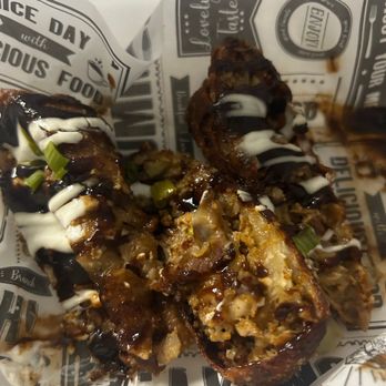 Where's the Jerk? - Jerk chicken egg rolls - Caribbean Near Me - Durham, North Carolina Where's the Jerk? - Jerk chicken egg rolls - Caribbean Near Me - Durham, North Carolina