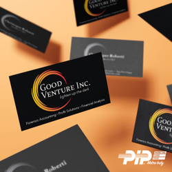 Custom business cards help your company stand out.