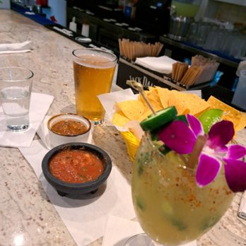 La Fiesta - Us at the bar, can go wrong- get amazing service - Mexican Near Me - Port Orange, Florida