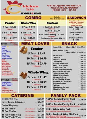 Chicken Lit Tenders & Wings by null