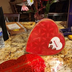 Quasar Limousine Service - Flowers and chocolates from driver