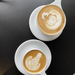 Cappuccino, bourbon pecan latte Cappuccino, bourbon pecan latte