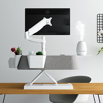 FlexiSpot - Stylish Electric Sit-Stand Workstation EM6 - Furniture Stores Near Me - La Porte, Texas