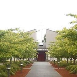St Charles Catholic Church - Front view of the church.