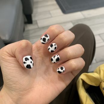 Vivian Nail Spa - Cow print nails! - Nail Salons Near Me - Springfield, Virginia Vivian Nail Spa - Cow print nails! - Nail Salons Near Me - Springfield, Virginia