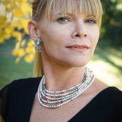 Claireworks Gallery - Endless Love Necklace  sterling silver and freshwater pearls
