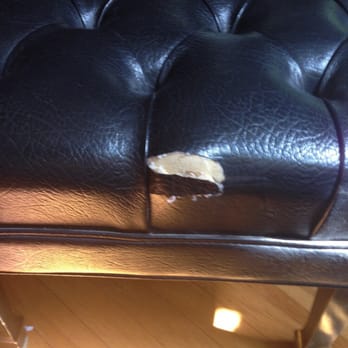 Pro Piano Move - Tear in leather seat - Piano Services Near Me - Edmonds, Washington