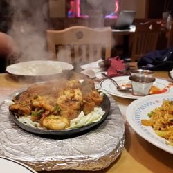 Mr India Restaurant - Sea food platter + Kathmandu Mix Chaw Chaow