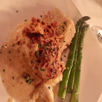 Gandy Dancer - Sea bass with dynamite topping - Seafood Near Me - Ann Arbor, Michigan