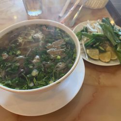 Pho Tran - #1 Pho Dac Biet - combo beef pho. Delicious!