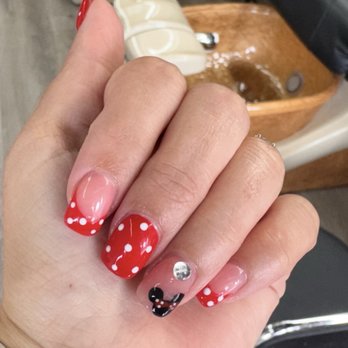 Iris Nails & Hair - Minnie Mouse nails! - Nail Salons Near Me
